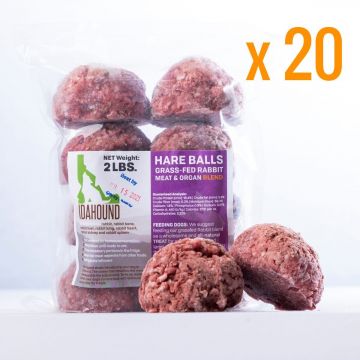 Doggy Hare Balls 2 lbs. (40 lbs.)